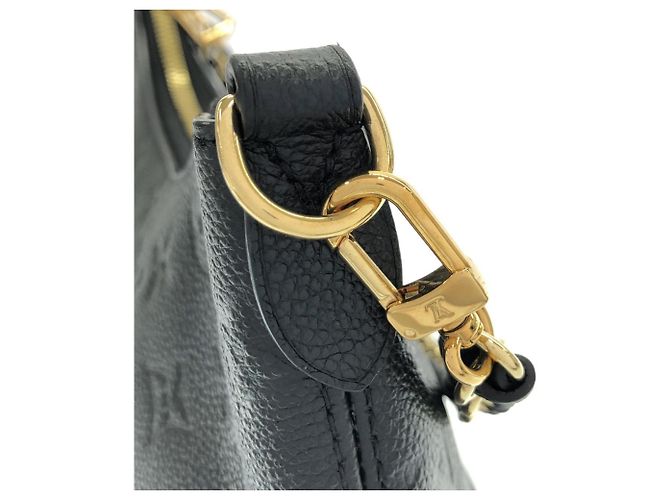 Borsa Louis Vuitton Monogram Empreinte Boulogne PM Nero - vista 4