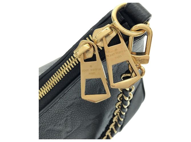 Borsa Louis Vuitton Monogram Empreinte Boulogne PM Nero - vista 5