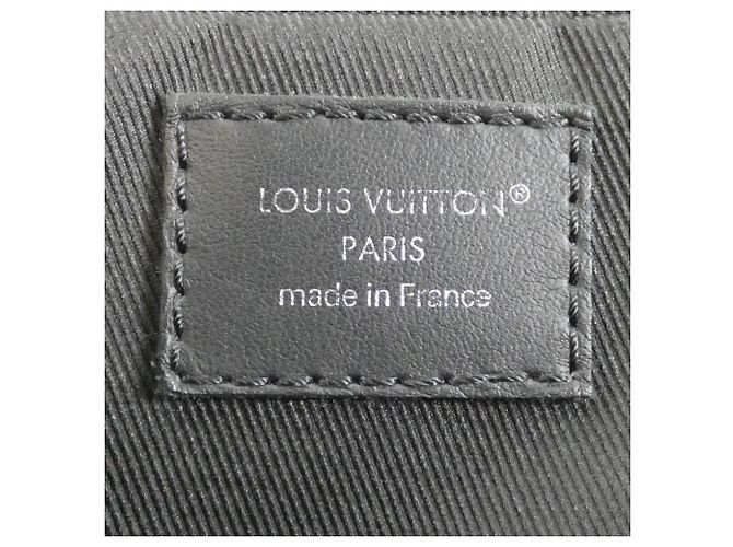 Borsa Louis Vuitton Monogram Eclipse Nero - vista 10