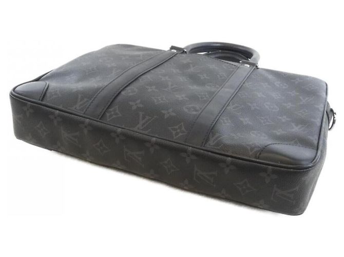 Borsa Louis Vuitton Monogram Eclipse Nero - vista 3