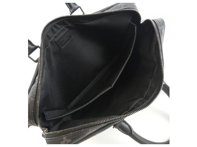 Borsa Louis Vuitton Monogram Eclipse Nero - vista 9