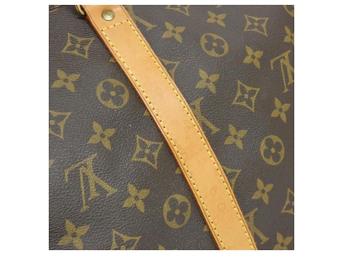Borsa Boston Louis Vuitton Monogram Keepall 55cm Marrone - vista 4