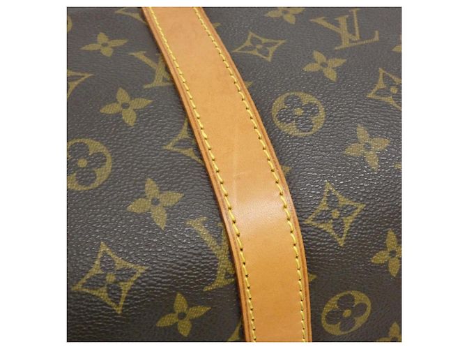 Borsa Boston Louis Vuitton Monogram Keepall 55cm Marrone - vista 5