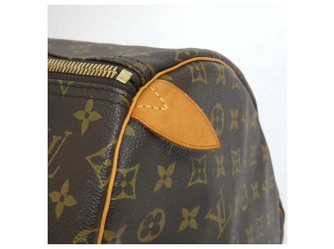 Borsa Boston Louis Vuitton Monogram Keepall 55cm Marrone - vista 6