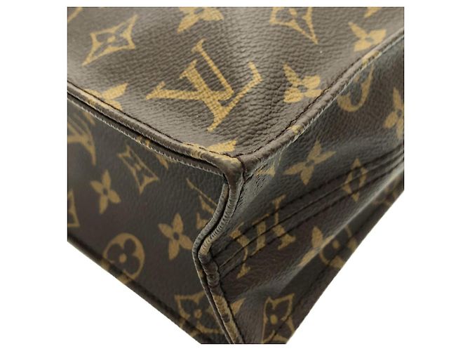 Bolso Louis Vuitton Monogram Sac Plat Castaño - vista 2