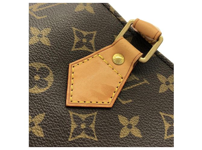 Bolso Louis Vuitton Monogram Sac Plat Castaño - vista 3