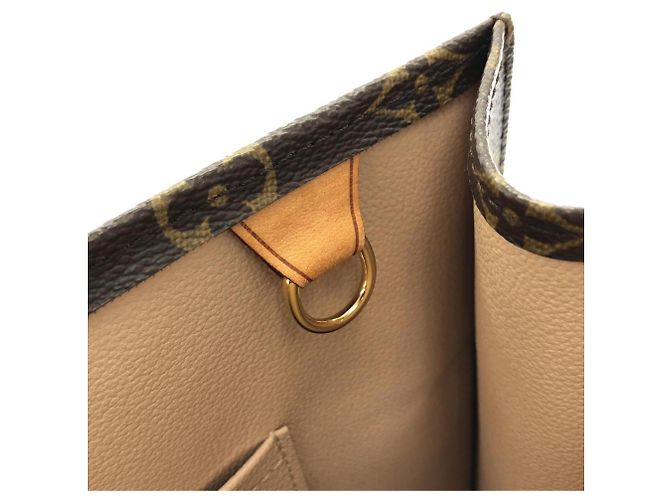 Bolso Louis Vuitton Monogram Sac Plat Castaño - vista 8