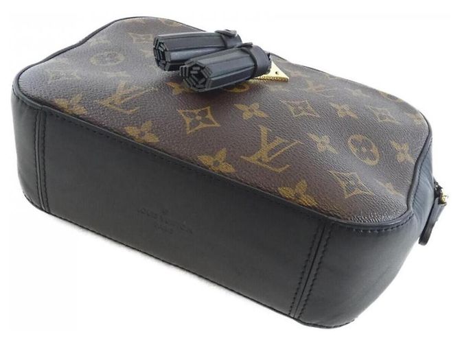 Borsa a tracolla Louis Vuitton Monogram Saint-Onge Marrone Nero - vista 3