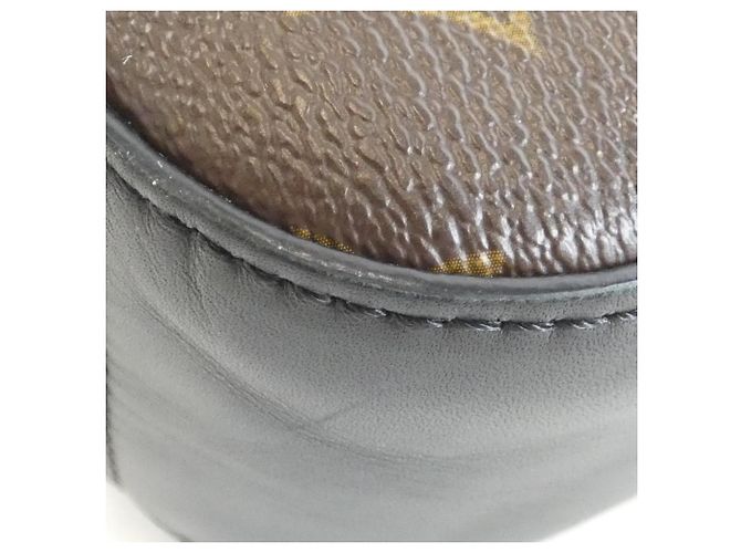 Borsa a tracolla Louis Vuitton Monogram Saint-Onge Marrone Nero - vista 4