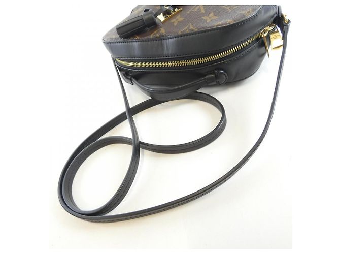 Borsa a tracolla Louis Vuitton Monogram Saint-Onge Marrone Nero - vista 6