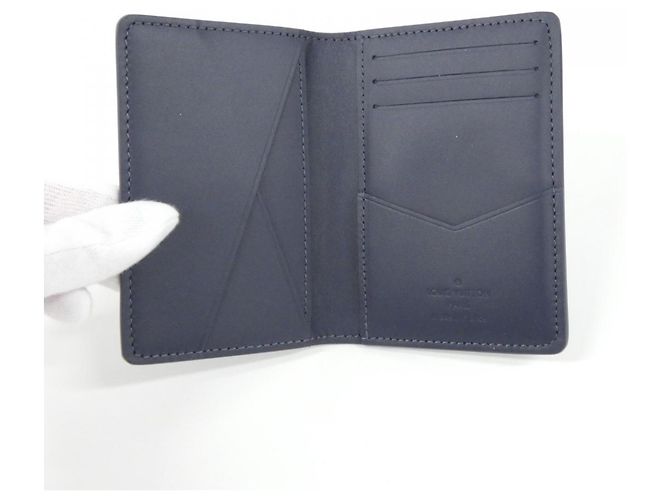 Organizer Louis Vuitton Monogram Shadow Card Case Red Blue - view 3