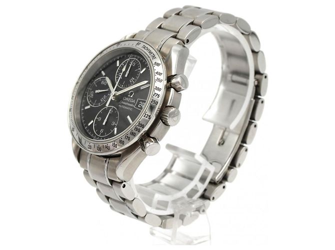 Relógio de pulso automático Omega Speedmaster Date em aço inoxidável - vista 2