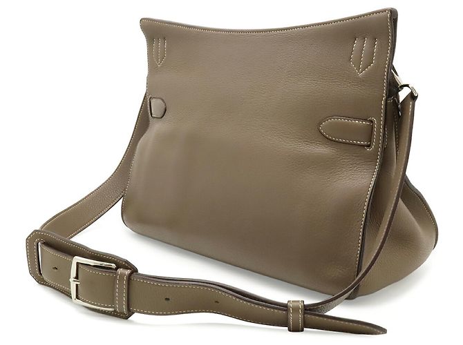 Hermès Borsa Hermes Jypsiere 37 Taupe - vista 3