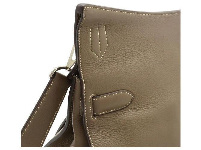 Hermès Borsa Hermes Jypsiere 37 Taupe - vista 5