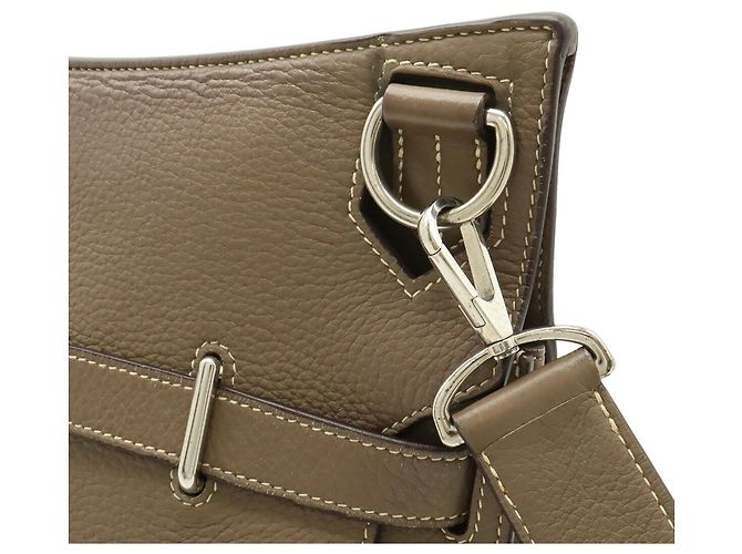 Hermès Borsa Hermes Jypsiere 37 Taupe - vista 8