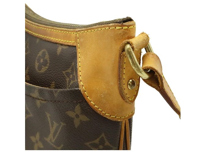Borsa a tracolla Louis Vuitton Monogram Odeon PM Marrone Monogramma - vista 5