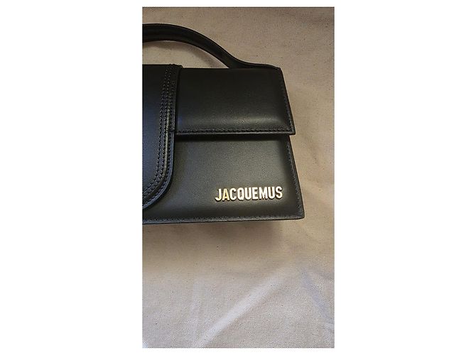 Jacquemus Le Bambino Borsa a Tracolla Pelle Nera Nero - vista 2