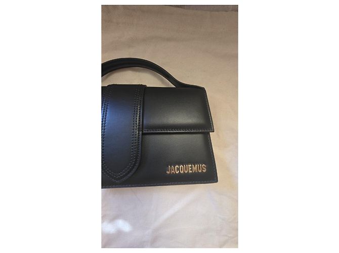 Jacquemus Le Bambino Borsa a Tracolla Pelle Nera Nero - vista 3