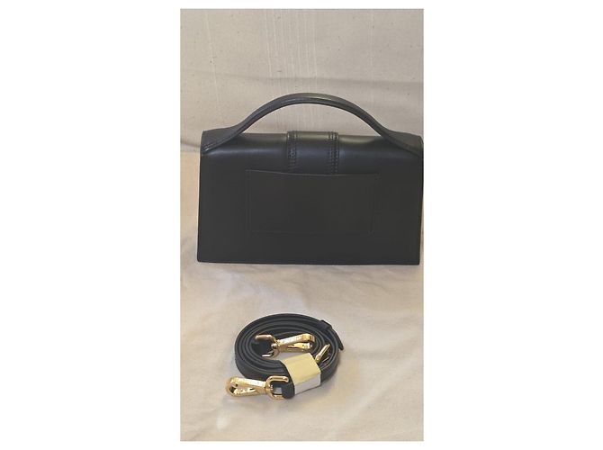 Jacquemus Le Bambino Borsa a Tracolla Pelle Nera Nero - vista 6