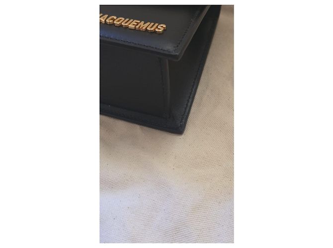 Jacquemus Le Bambino Borsa a Tracolla Pelle Nera Nero - vista 8