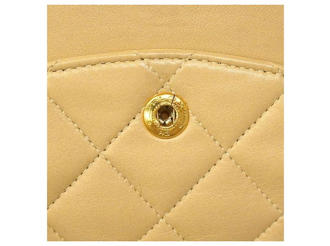 Borsa a tracolla Chanel Matelassé Beige - vista 11