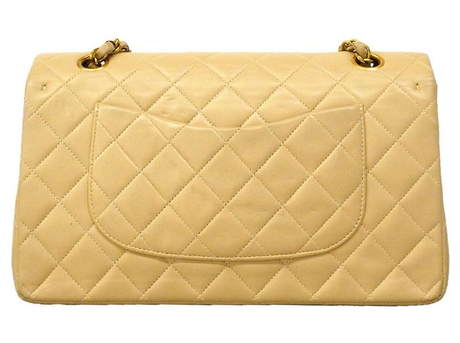 Borsa a tracolla Chanel Matelassé Beige - vista 15