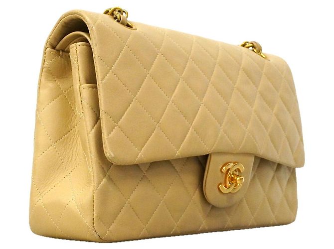 Borsa a tracolla Chanel Matelassé Beige - vista 2