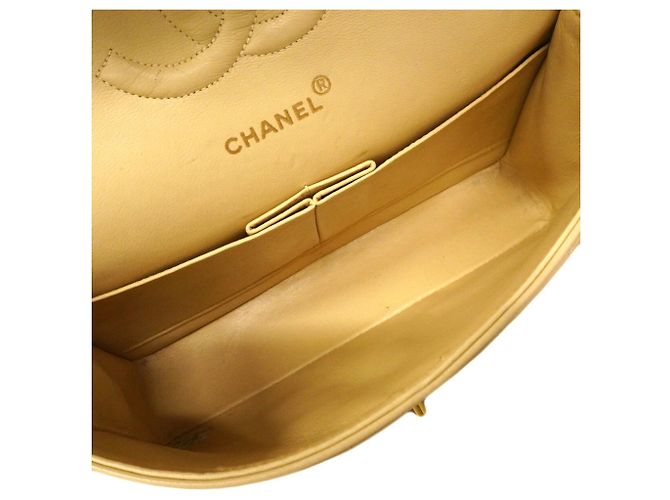 Borsa a tracolla Chanel Matelassé Beige - vista 4