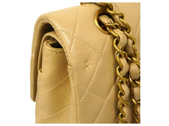 Borsa a tracolla Chanel Matelassé Beige - vista 7