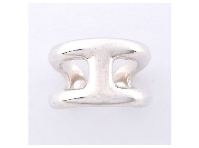 Ring Anel Hermès Osmos PM Prata - vista 2