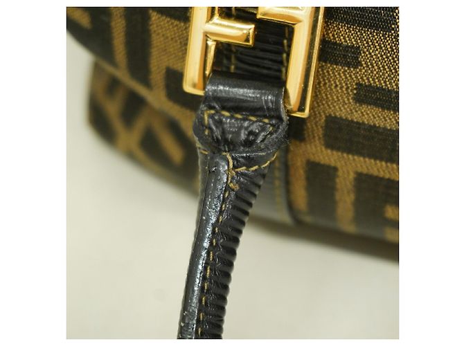 Borsa Fendi Zucca Canvas Marrone - vista 11