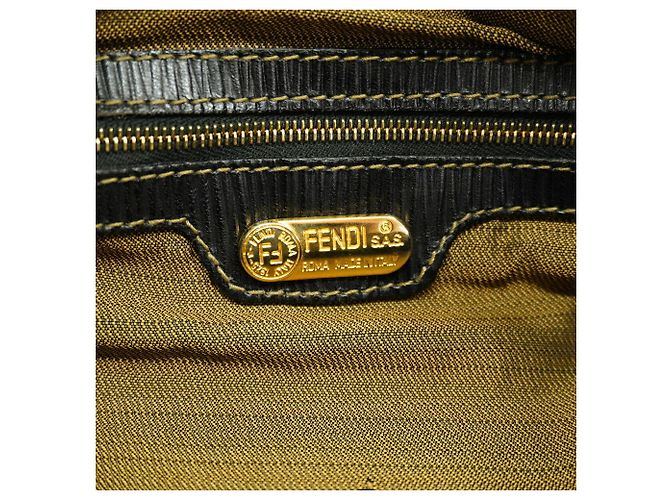 Borsa Fendi Zucca Canvas Marrone - vista 5