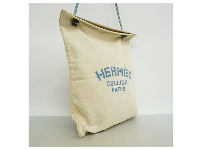 Hermès Borsa a tracolla Hermes Aline Toile Chevron Blu - vista 2