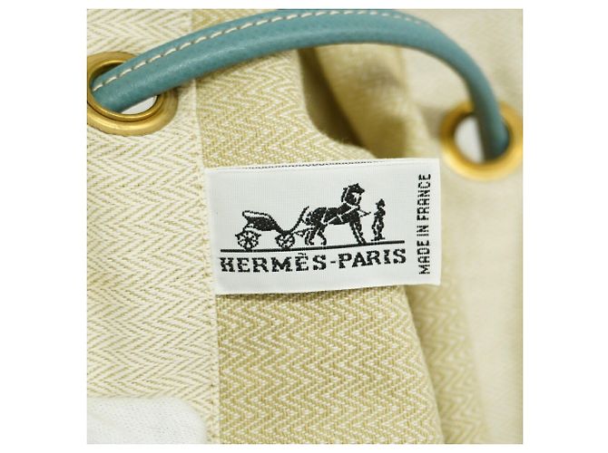 Hermès Borsa a tracolla Hermes Aline Toile Chevron Blu - vista 5