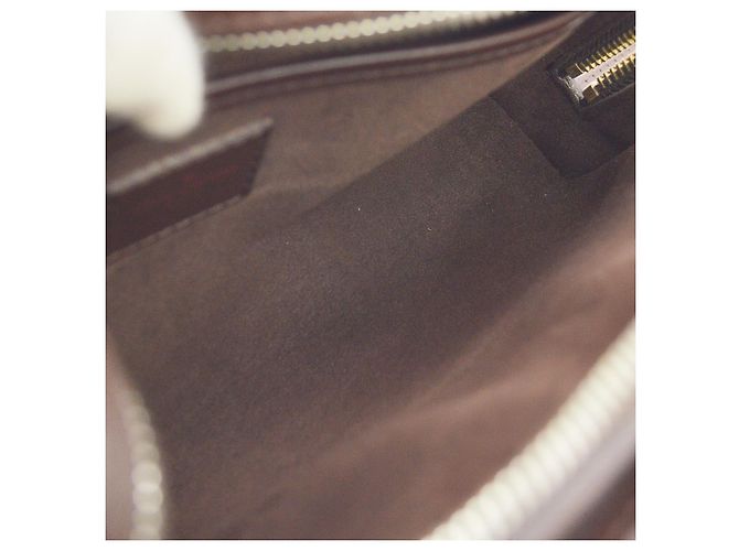 Louis Vuitton Pochette Saint Louis Damier Marrone - vista 3