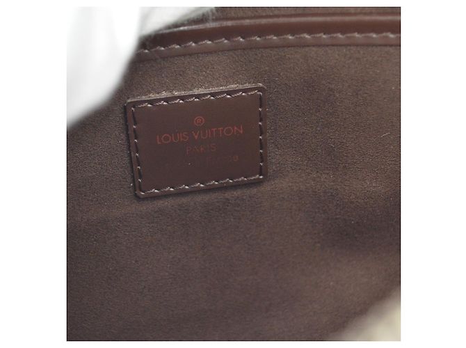 Louis Vuitton Pochette Saint Louis Damier Marrone - vista 4