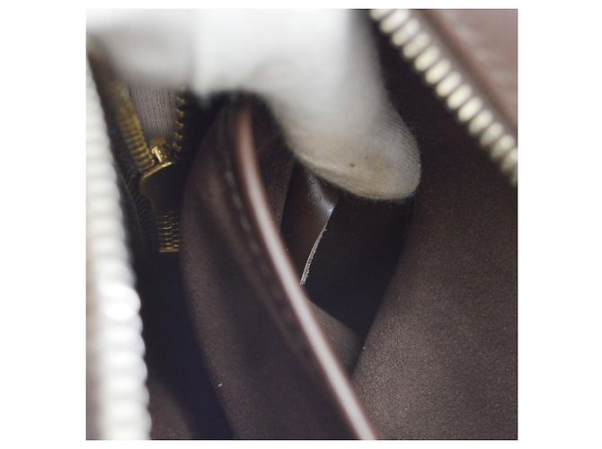 Louis Vuitton Pochette Saint Louis Damier Marrone - vista 5