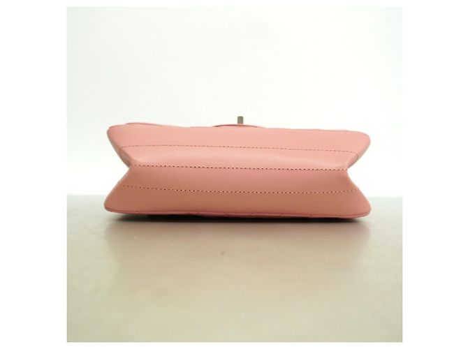 Bolso de hombro Chanel de piel rosa - vista 3