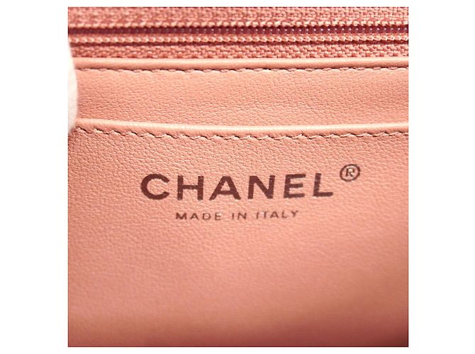 Bolso de hombro Chanel de piel rosa - vista 5