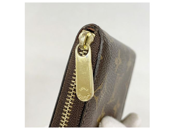 Monedero Zippy Monogram Louis Vuitton Castaño - vista 6