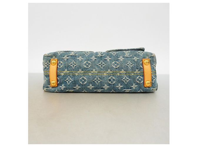 Louis Vuitton Monogram Denim Baggy PM Schultertasche Blau - Ansicht 3