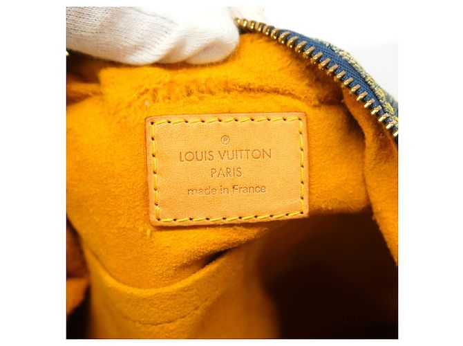 Louis Vuitton Monogram Denim Baggy PM Schultertasche Blau - Ansicht 5