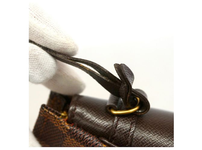 Louis Vuitton Damier Trousse Makeup Bag - Pouch N51982 Ebene Damier ebene - vista 8