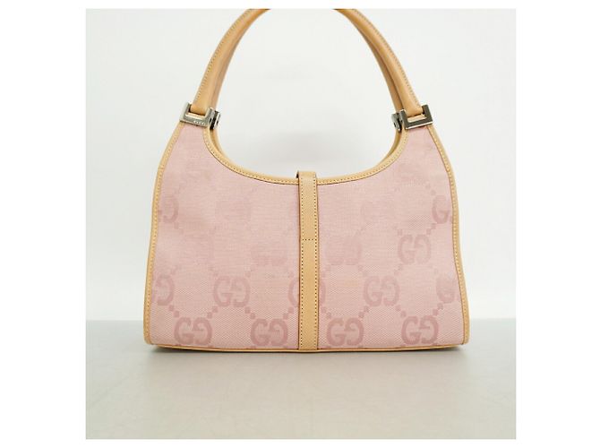 Borsa Gucci Jackie Jumbo GG Rosa - vista 13