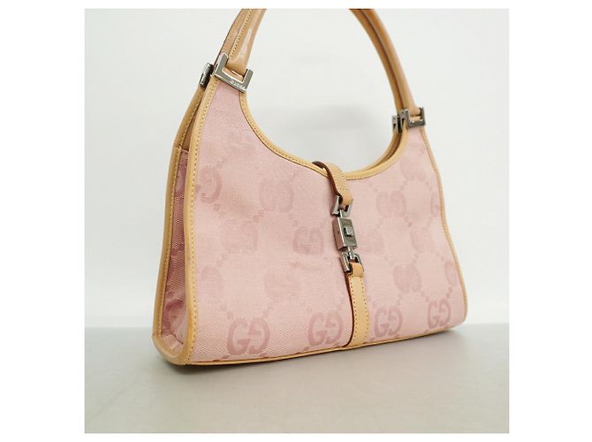 Borsa Gucci Jackie Jumbo GG Rosa - vista 2