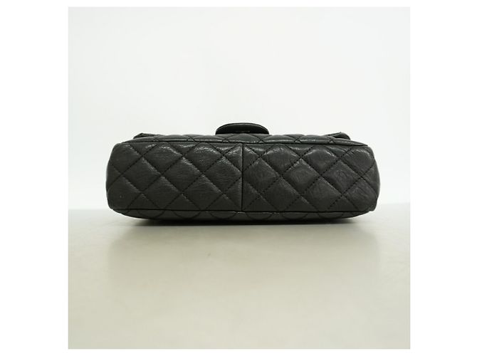 Borsa a tracolla Chanel in pelle nera Nero - vista 3