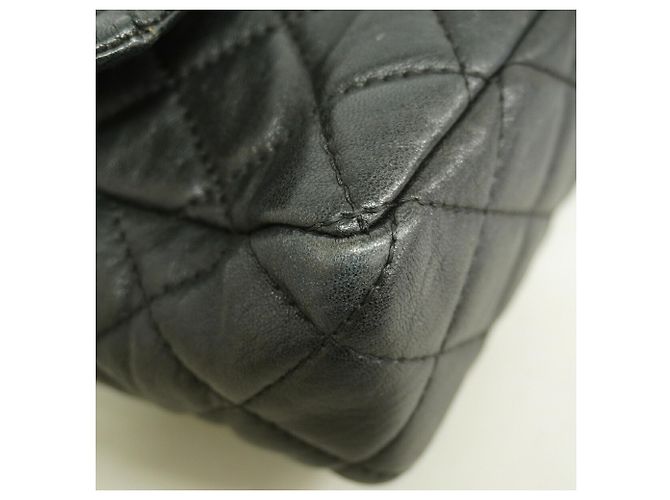 Borsa a tracolla Chanel in pelle nera Nero - vista 6