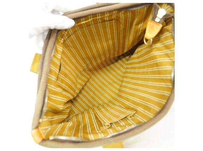 Borsa Tote Louis Vuitton Antigua Cabas MM Marrone - vista 4