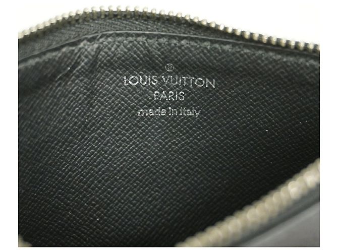 Louis Vuitton Monogram Eclipse Reverse Coin Card Holder Brown Black - view 4