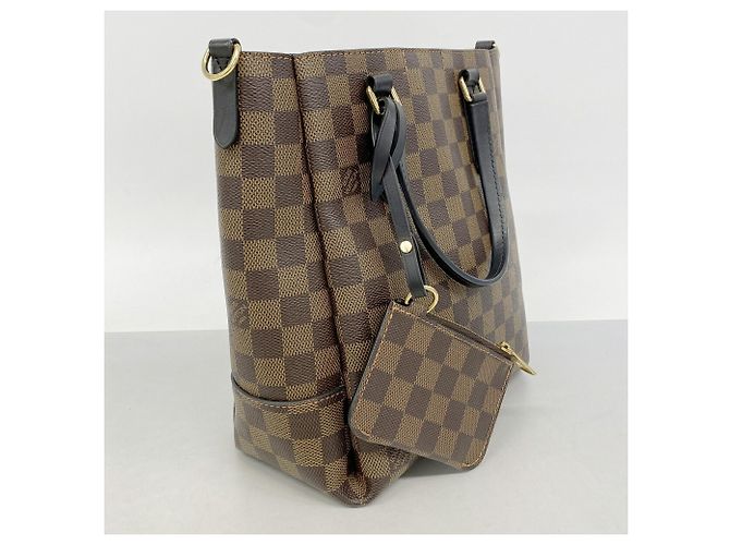 Borsa Louis Vuitton Damier Belmont BB Damier ebene - vista 2